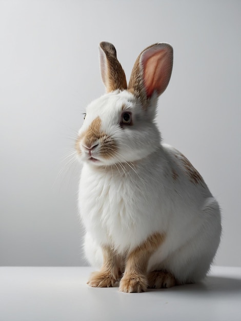 image de fond du portrait du lapin