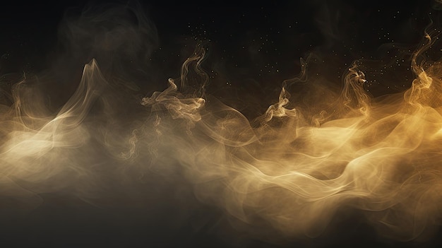 Image de fond d'écran de Fume dansante dans un rêve lumineux Un voyage mystique IA générative
