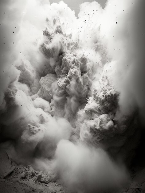 Photo image de fond d'une explosion de fumée