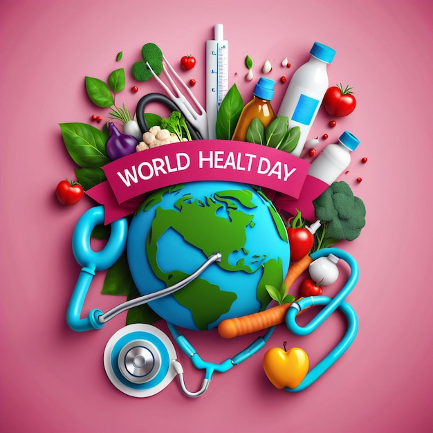 Image de fond de la Journée mondiale de la santé