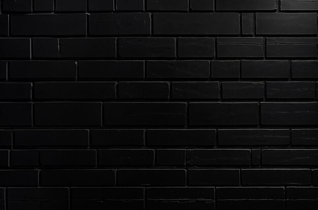 Image de fond d'un mur de briques noires sombres