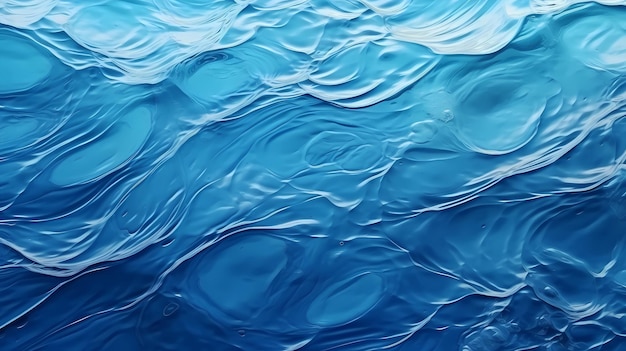 Image de fond d'ondulation de l'eau bleue belle et fraîche