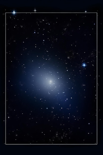 Une image d'une galaxie avec des étoiles en arrière-plan