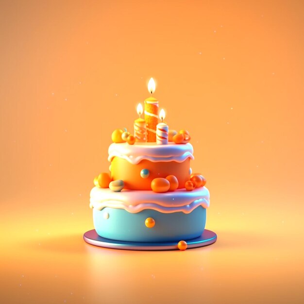 image d'un gâteau d'anniversaire