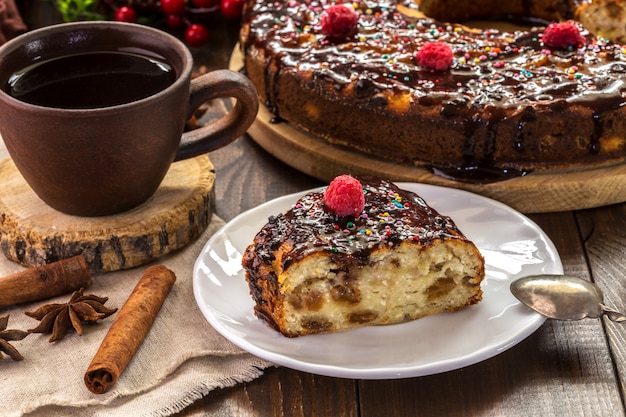 Une image avec un gâteau au lait caillé.