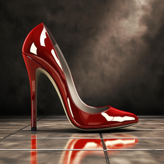 Une image générative de la mode et de l'illustration du style des pieds féminins
