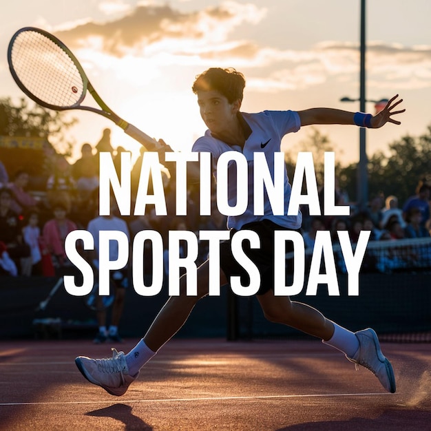 Une image générée par l'intelligence artificielle pour la journée nationale des sports