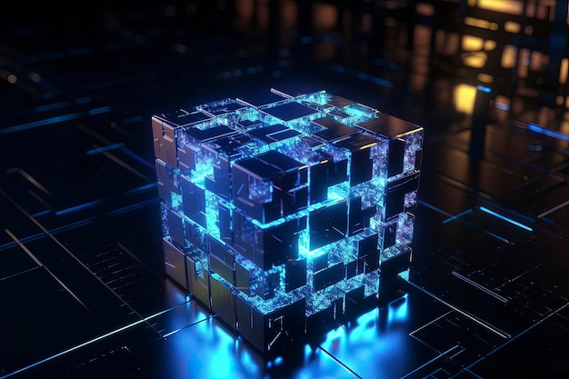 Image générée par la technologie Energy Cube AI
