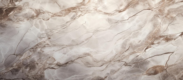 Une image en gros plan d'une surface en marbre poli ressemblant à un papier peint luxueux avec blanc