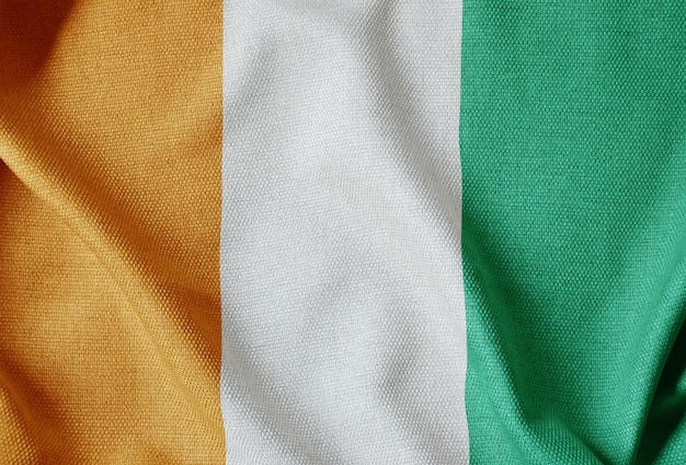 Image en haute résolution du drapeau de la Côte d'Ivoire