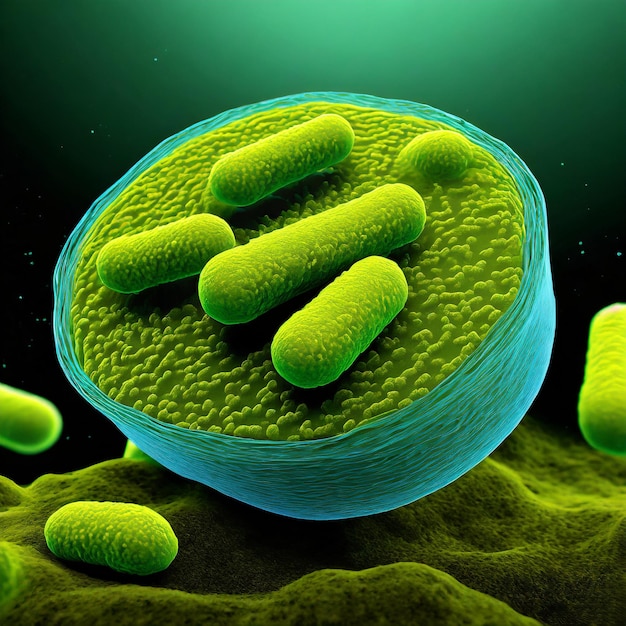 Photo image illustrative des micro-organismes bénéfiques des bifidobactéries