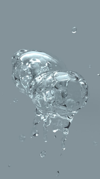 Une image d'un jet d'eau explosant vigoureusement