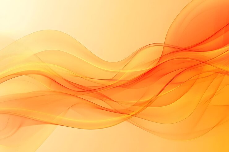 Photo une image de lignes orange et jaune avec des lignes orange