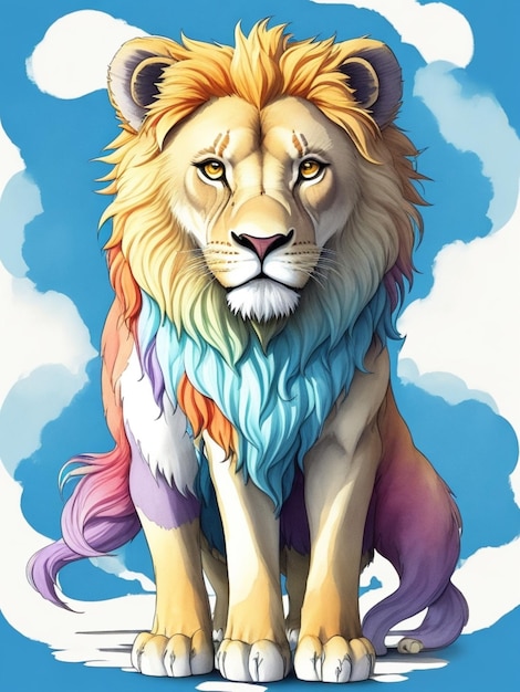 une image de lion