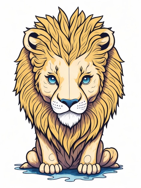 une image de lion