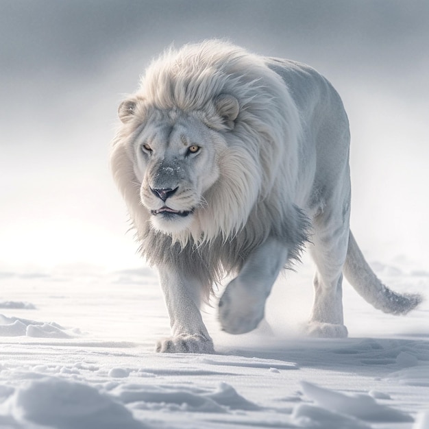 Photo une image de lion