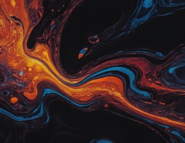 une image d'un liquide abstrait