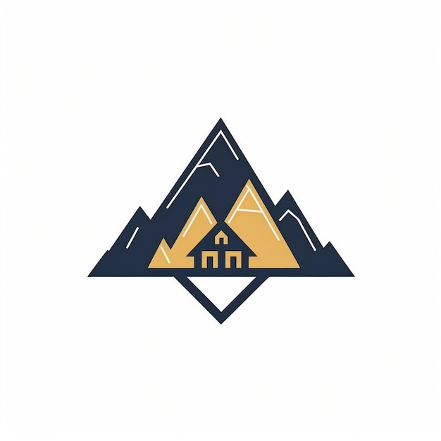 une image d'un logo de montagne
