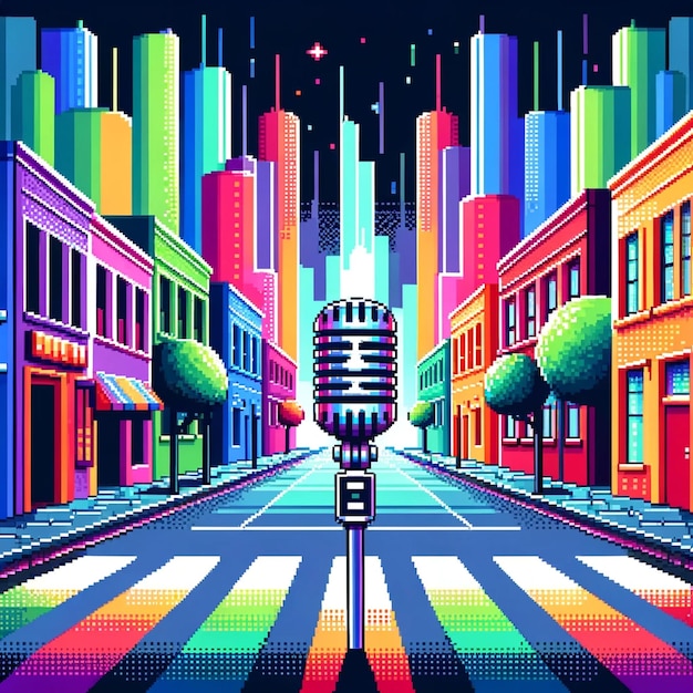 Image de microphone à 8 bits