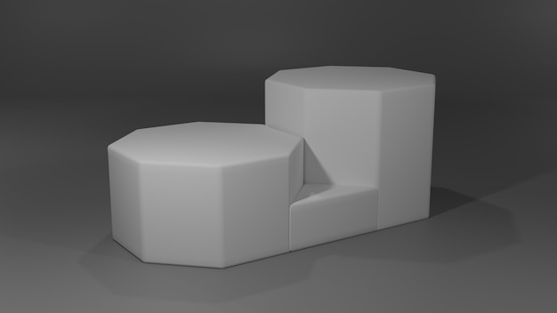 Image de modèle de fond de podium 3D