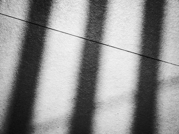 Image en noir et blanc des lignes d'ombre