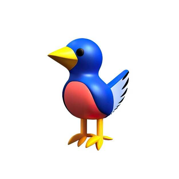 Photo image d'oiseau en 3d