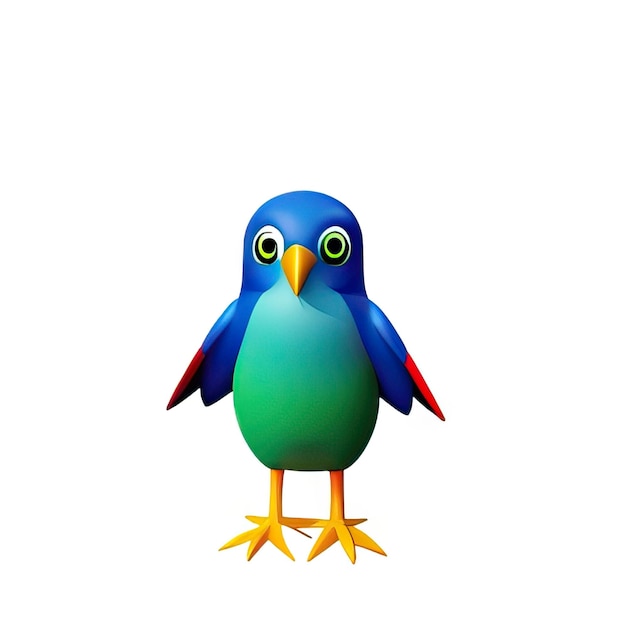 Image d'oiseau en 3D