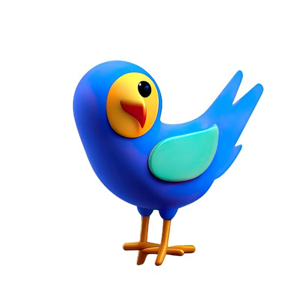 Image d'oiseau en 3D