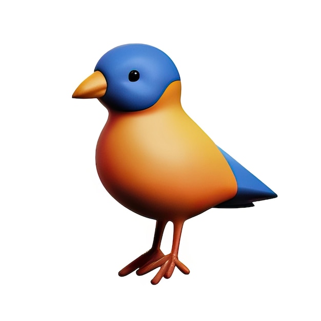 Photo image d'oiseau en 3d