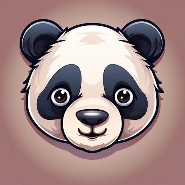 Image Panda Visage Clipart