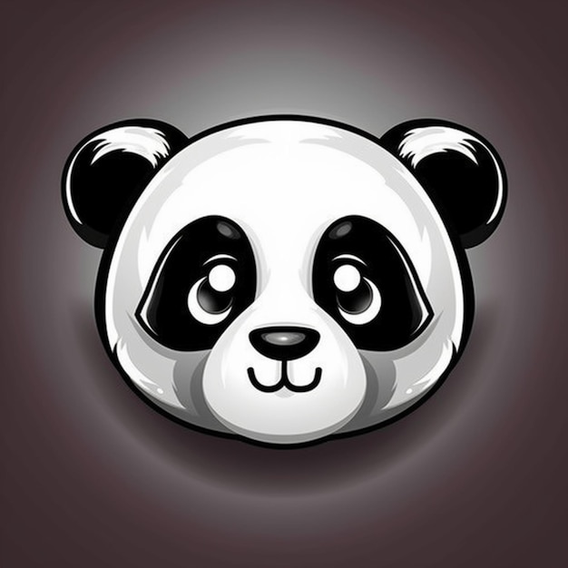 Image Panda Visage Clipart