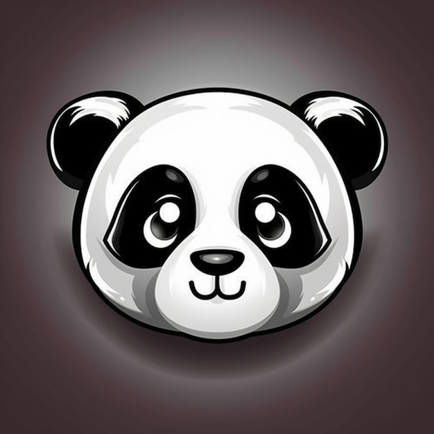 Image Panda Visage Clipart