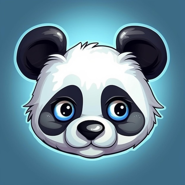 Image Panda Visage Clipart