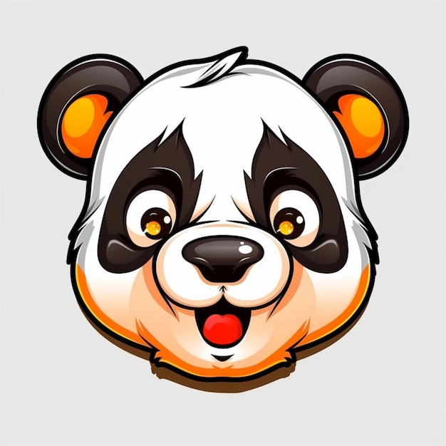 Image Panda Visage Clipart