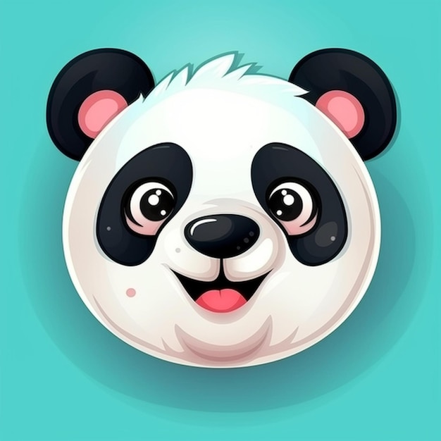 Image Panda Visage Clipart