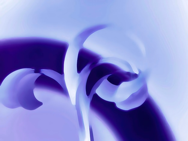 Image ou photographie de haute qualité de ruban en spirale de papier bleu glace coloré et frais