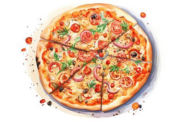 L'image de la pizza est là.