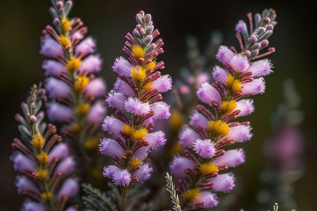 Image d'une plante calluna vulgaris en fleurs