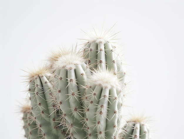 Image de plante succulente de cactus isolée générée par l'IA