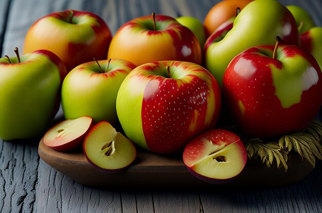 Image de produit de pommes adaptée à la publicité ou à l'emballage