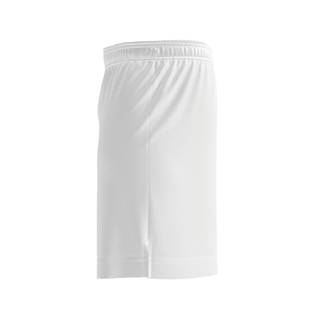 une image de shorts de football vierge isolée sur un fond blanc