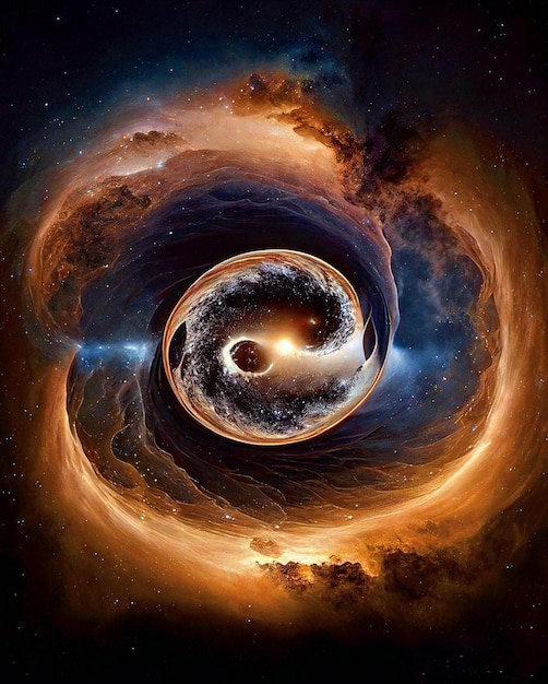 Une image d'une spirale avec le mot infini dessus