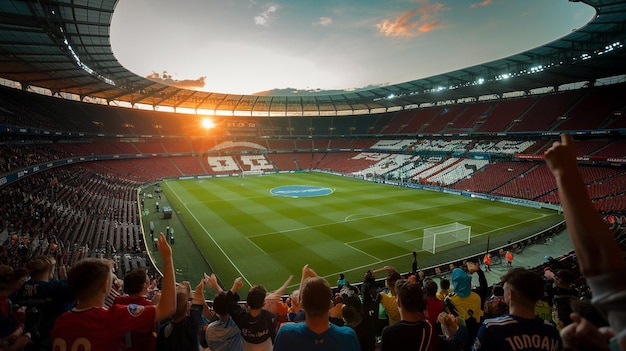 une image d'un stade de football avec le numéro 2 sur le dos