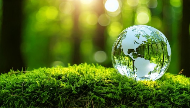 L'image symbolise l'interconnexion de notre planète et l'importance de préserver les environnements naturels