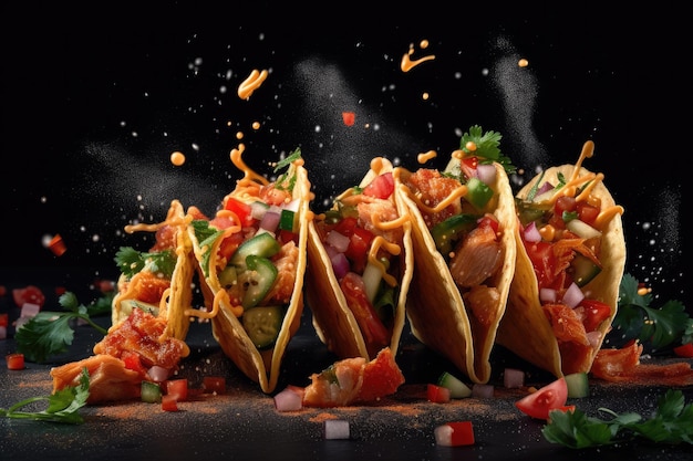 Une image de tacos dramatiques