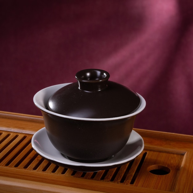 Image de la tasse de thé théière orientale