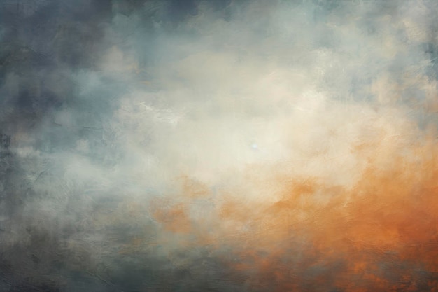 Une image d'une texture bleu orange et blanc dans le style de l'atmosphère brumeuse
