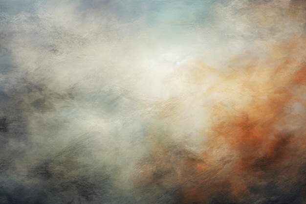 Une image d'une texture bleu orange et blanc dans le style de l'atmosphère brumeuse