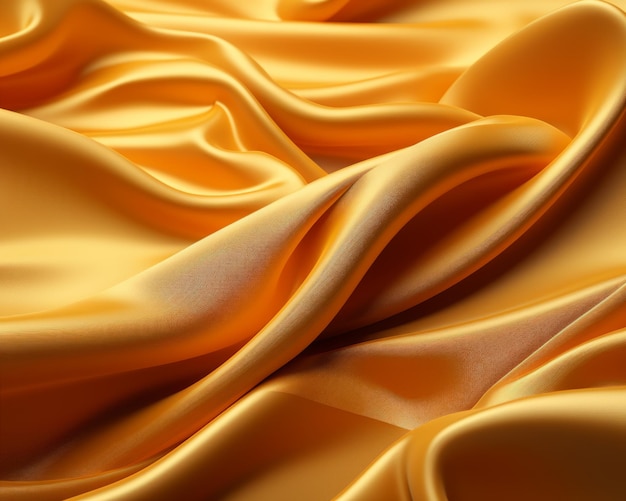 une image d'un tissu en satin doré
