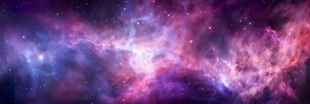 image d'un univers en expansion prise de loin avec de nombreuses couleurs belle IA générative